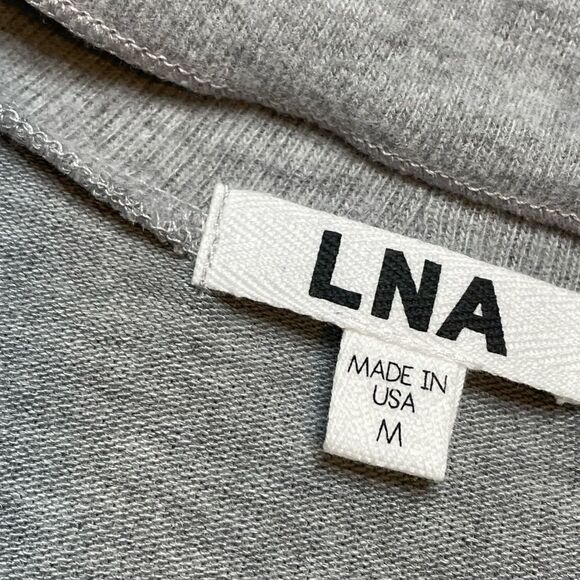 LNA Brushed Detached Turtleneck Gray Size Medium - Picture 6 of 6
